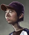 Cartoon: Glenn (small) by jonesmac2006 tagged the,walking,dead,caricature,glenn