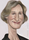 Cartoon: Glenn Close (small) by jonesmac2006 tagged caricature