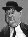 Cartoon: Hardy ha ha (small) by jonesmac2006 tagged caricature