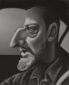 Cartoon: Jean Reno version 2 (small) by jonesmac2006 tagged jean,reno,caricature