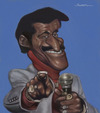 Cartoon: Sammy Davis JNR (small) by jonesmac2006 tagged caricature