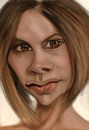 Cartoon: Victoria Beckham (small) by jonesmac2006 tagged victoria beckham caricature