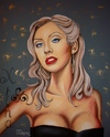 Cartoon: Christina Aguilera (small) by Sanni tagged christina,aguilera