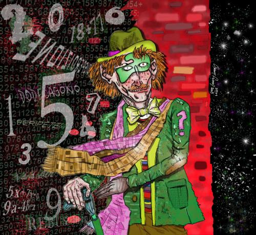 Cartoon: The Riddler (medium) by csamcram tagged riddler,batman,csam,cram,superheroes,superheroe,supereroi,supereroe,superhelden,superheld