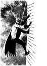 Cartoon: Batman climbing (small) by csamcram tagged batman csam cram superheroe heavy rain