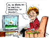 Cartoon: Strahlkraft (small) by pianoman68 tagged merkel japan atomkraftwerk katastrophe auswirkung auf politik