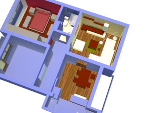 Cartoon: 3d apartment (medium) by Magi tagged apartment