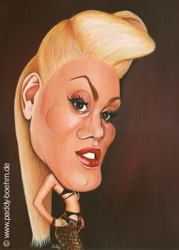 Cartoon: Gwen Stefani (medium) by Paddy tagged gwen,stefani,nodoubt