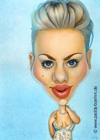 Cartoon: Scarlett Johansson (medium) by Paddy tagged scarlett,johansson,film,movie,schauspielerin,actress