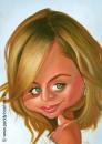 Cartoon: Mena Suvari (small) by Paddy tagged mena,suvari,film,movie