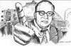 Cartoon: babasaheb ambedkar (small) by ravindra khanande tagged ram