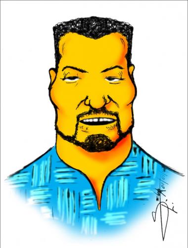 Cartoon: Bonga Barcelo de Carvalho (medium) by Sebalopdel tagged bonga,barcelo,de,carvalho,musico,embaixador,da,musica,angolana,sebalopdel,luanda