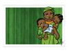 Cartoon: Mae Mulher Africana (small) by Sebalopdel tagged mae,mulher,africana,sebalopdel,angola