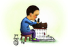 Cartoon: Shoeshine Boy (small) by MelgiN tagged shoeshine boy school boyaci cocuk okul cartoon