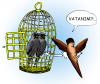 Cartoon: vatanim (small) by MelgiN tagged nazim hikmet