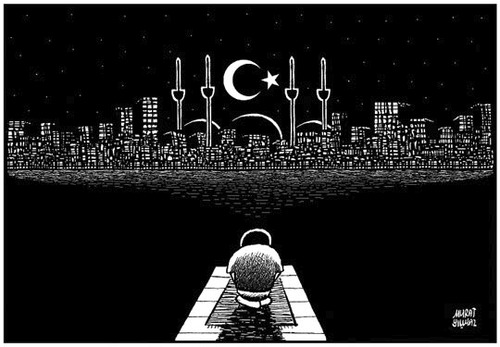 Cartoon: Istanbul (medium) by Murat tagged turkey,istanbul,tourism,civilization,islam,history,mosque