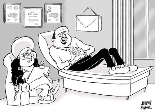 Cartoon: Nasreddin Hodja (medium) by Murat tagged psychiatrist,psychologist,psychology,hodja,nasreddin