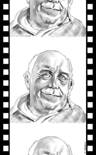 Cartoon: halit refig (medium) by muharrem akten tagged halit,refig,portrait,turkish,cinema,turk,sinemasi,yonetmen,cartoon,karikatur,muharrem,akten