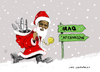 Cartoon: noel 2010 (small) by muharrem akten tagged noel 2010 obama barack hosein huseyin prezidident baskan caricature karikatur humor mizah turkish cartoonizt cartoon karikaturist muharrem akten cizgi art sanat cizer