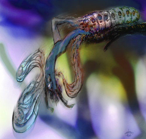 Cartoon: byebye cocoon (medium) by nootoon tagged butterfly,germany,ilmenau,illustrator,spring,art,nootoon,cocoon