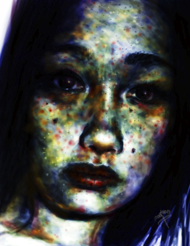Cartoon: daymare (medium) by nootoon tagged day,mare,contemporary,art,germany,nootoon,color