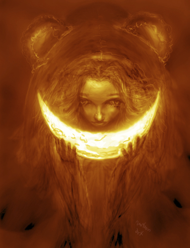 Cartoon: smile (medium) by nootoon tagged smile,nootoon,ilmenau,illustration,moon,star