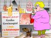 Cartoon: 75 Jahre Metzgerei Schwart (small) by nootoon tagged fleisch,metzger,butcher,meat,meatball,gehacktes