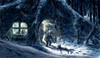 Cartoon: last winter (small) by nootoon tagged forest,gump,night,winter,snow,illustration,digital,nootoon,germany