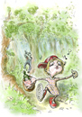 Cartoon: rotkäppi (small) by nootoon tagged rotkäppchen,little,red,riding,hood,nootoon,illustration,digital,germany