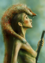 Cartoon: venus in furs (small) by nootoon tagged fur,venus,pumpgun,girl,hunter,shot,nootoon,illustration,germany