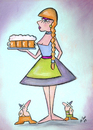 Cartoon: Unter dem Bierzelt (small) by ninaboosart tagged oktoberfest