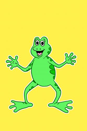 Cartoon: happy frog (medium) by komikadam tagged happy,frog