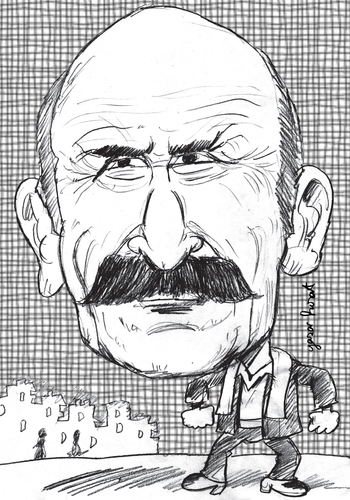 Cartoon: TUNCEL KURTIZ (medium) by komikadam tagged tuncel,kurtiz