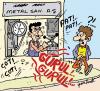 Cartoon: for labor (small) by komikadam tagged work,life