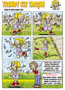 Cartoon: Trendy girl (small) by komikadam tagged trendy,young,girl