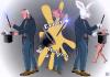 Cartoon: Magic - Error - Reboot (small) by Dadaphil tagged magic,error,reboot,rabbit,magician