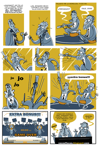 Cartoon: comic (medium) by cambrico intrinseco tagged ilustracion,prensa,actualidad,comics