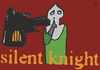 Cartoon: Silent Knight (small) by nik tagged ritter,ruhig,burg,weihnachten