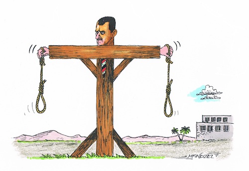 Cartoon: Assad (medium) by mandzel tagged assad,syrien,folter,menschenrechte,hinrichtungen,krieg,assad,syrien,folter,menschenrechte,hinrichtungen,krieg