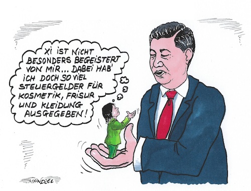 Baerbock bei Xi Baerbock bei Xi