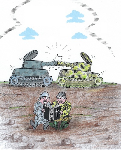 Cartoon: Bibel (medium) by mandzel tagged bibel,glaube,religion,bibel,glaube,religion