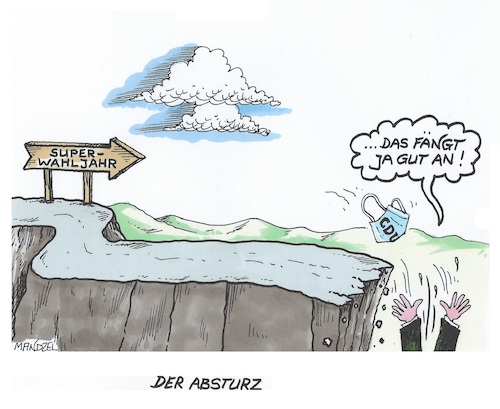 CDU-Absturz CDU-Absturz