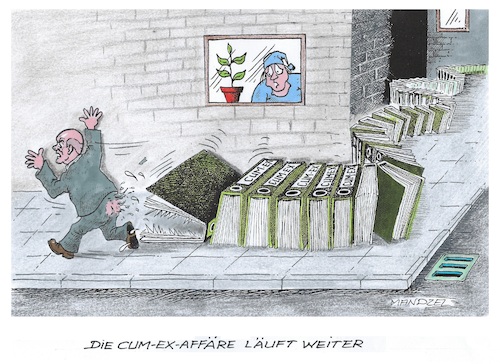 Cartoon: Cum Ex und kein Ende (medium) by mandzel tagged scholz,erinnerungslücken,cum,ex,banken,korruption,lügen,verschleierungen,scholz,erinnerungslücken,cum,ex,banken,korruption,lügen,verschleierungen