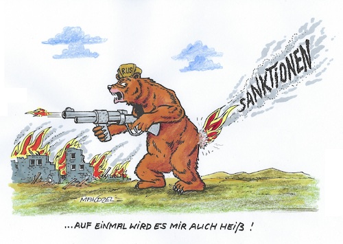 Dem Bären brennt der Hintern Dem Bären brennt der Hintern