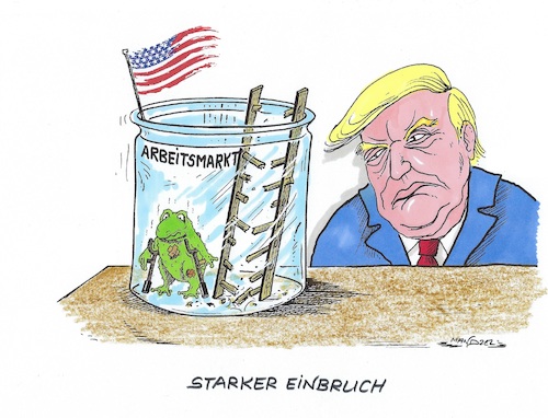 Der US-Arbeitsmarkt bricht ein Der US-Arbeitsmarkt bricht ein