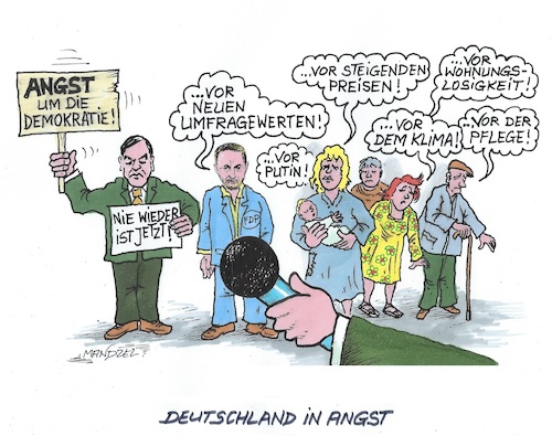 Die Angst geht um. Die Angst geht um.