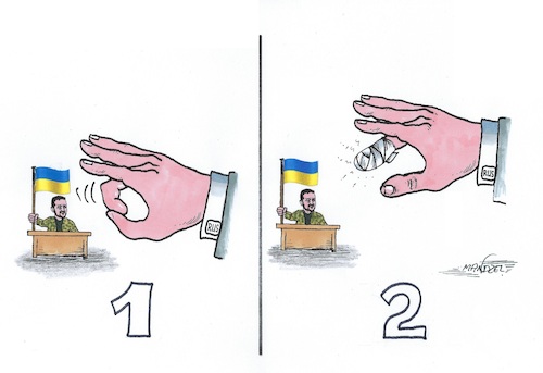 Die Ukraine hält sich Die Ukraine hält sich