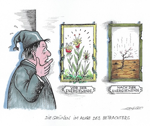 Cartoon: Ein Blick in die Zukunft (medium) by mandzel tagged die,grünen,habeck,wählergunst,ängste,zukunftsfurcht,energie,umwelt,klima,heizungsgesetze,die,grünen,habeck,wählergunst,ängste,zukunftsfurcht,energie,umwelt,klima,heizungsgesetze