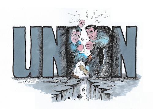 Ein Spalt in der Union Ein Spalt in der Union