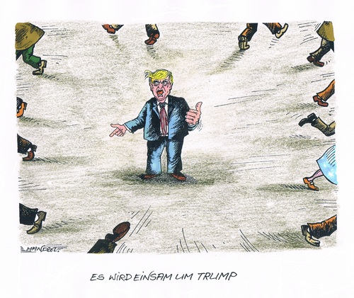 Einsamer Trump Einsamer Trump